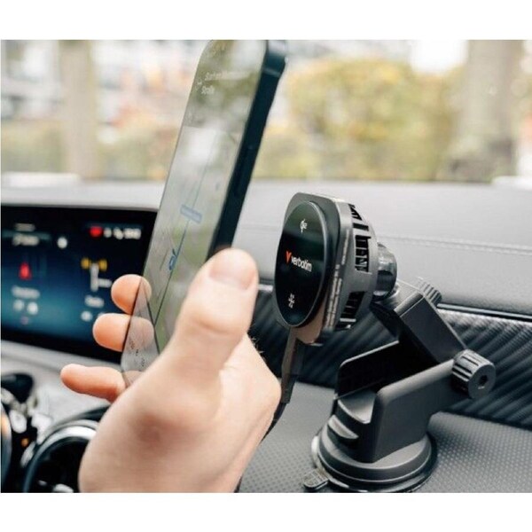 Verbatim Charge 'n' Drive Qi2 Magnetic Wireless Car Charger CND-02