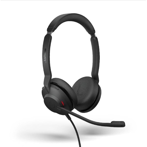 Jabra Evolve2 30 SE Wired USB-C/A UC Stereo Dual Headset, Lightweight & Durable, Noise Isolating Ear Cushions, Plug-and-play, 2-Mic, 2Yr Warranty
