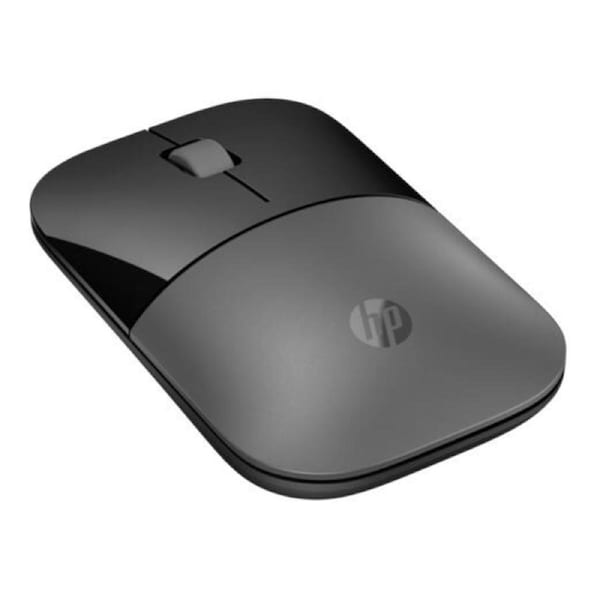 HP Wireless Mouse Z3700 Dual Silver ambidextrous design Optical Bluetooth USB-A Compatible with Windows 11 /10 macOS and Chrome OS