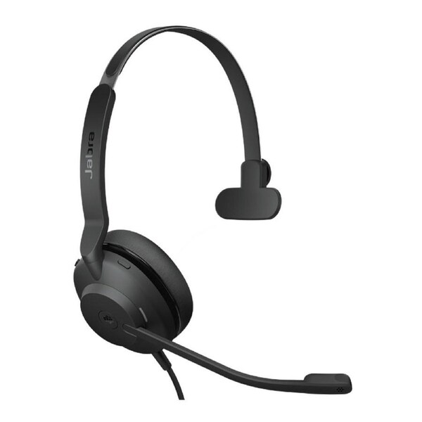 Jabra Evolve2 30 SE Wired USB-C/A MS Teams Mono Headset, Lightweight & Durable, Noise Isolating Ear Cushions, Plug-and-play, 2-Mic, 2Yr Warranty
