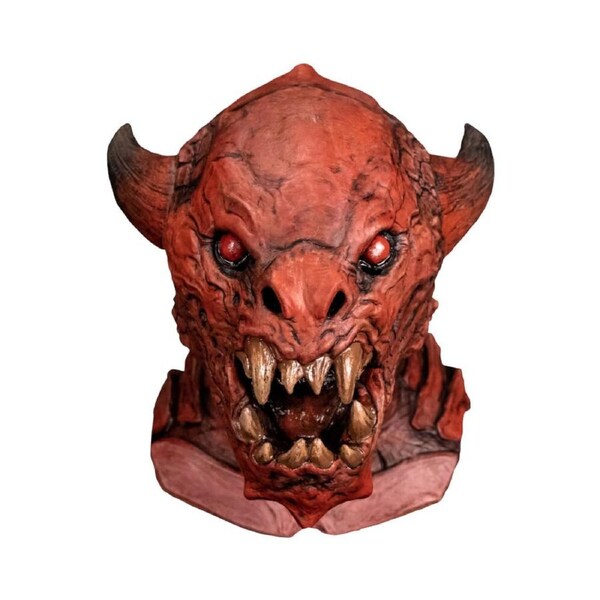 Dungeons & Dragons Latex The Pit Fiend Mask Red