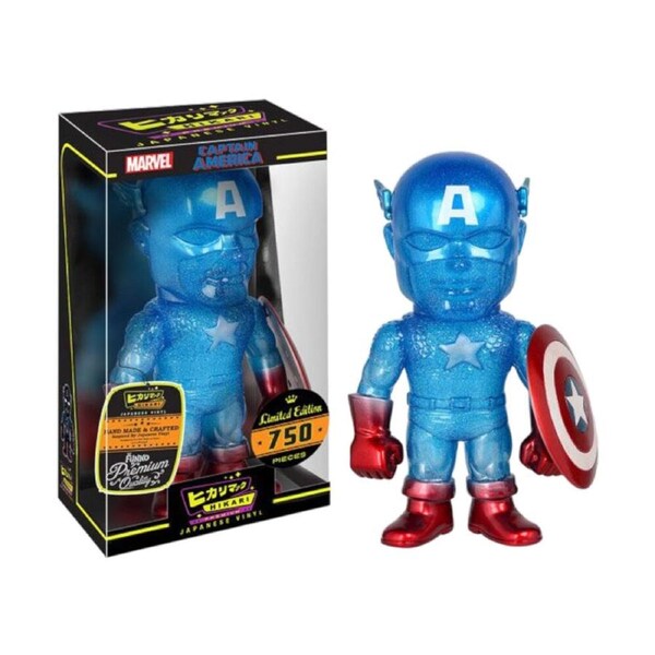 Marvel Comics Captain America Hikari Vinyl Figure 20cm True Blue 15y+