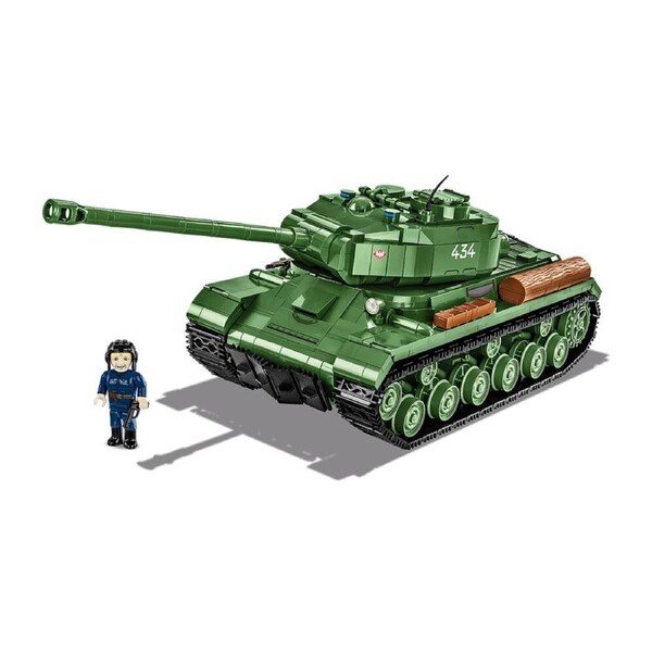 1044pc World War 2 IS-2 Heavy Tank Building Toy Set 12.5x33.5cm Green 9y+