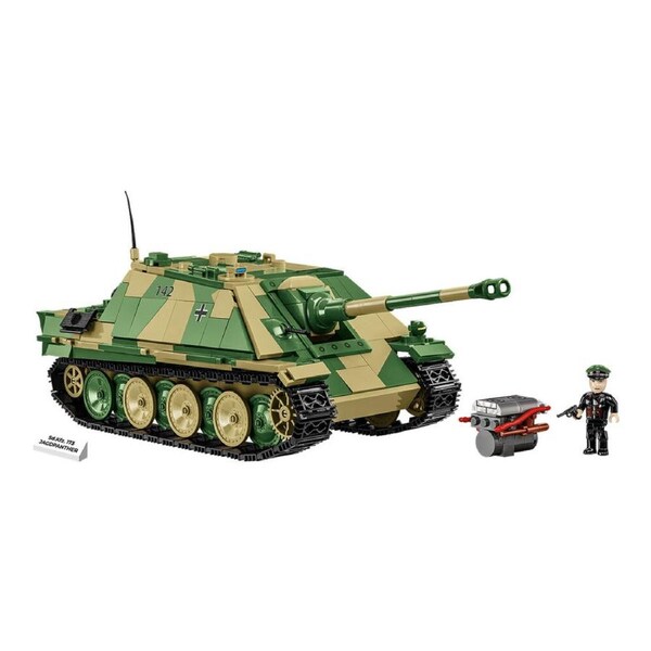 970pc World War 2 Sd.Kfz.173 Jagdpanther Tank Building Toy Set 34x12.5cm 9+