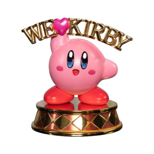 Kirby We Love Kirby Metal Painted Diecast Statue 10.5x10cm Pink