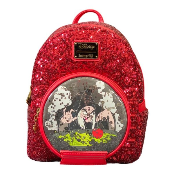 Disney Villains Evil Queen Snowglobe Mini Backpack 23x27cm Red