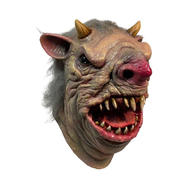 Ghoulies Rat Ghoulie Latex Halloween Cosplay Mask Brown