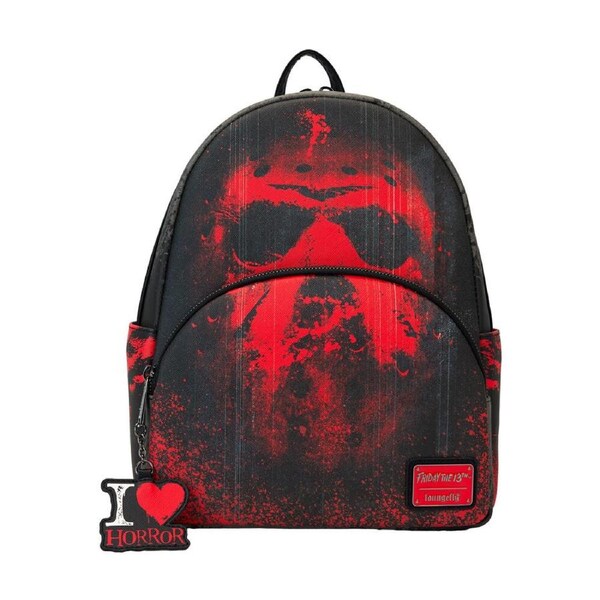 I Heart Horror Friday the 13th Faux Leather Mini Backpack 27x32cm