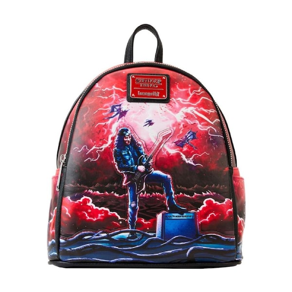 Stranger Things Eddie Munson Glow Tribute Mini Backpack Kids Bag