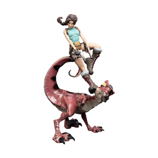 Tomb Raider Lara & Raptor Mini Epics Vinyl Figure Kids/Children Toy