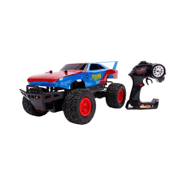 Hollywood Rides 1:12 RC Truck Dodge Charger Daytona Spider-Man Toy