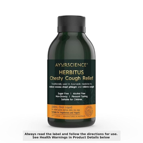 AyurScience Herbitus Chesty Cough Syrup Liquid 220ml