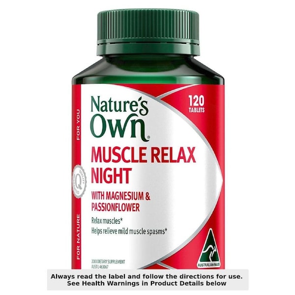 Nature's Own Muscle Relax Night 120 Tablets