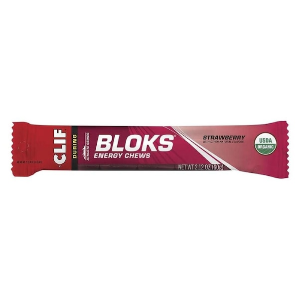 Clif Bloks Energy Chews Strawberry 60g