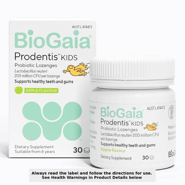 BioGaia Prodentis Kids Probiotic Lozenges Apple 30 Pack