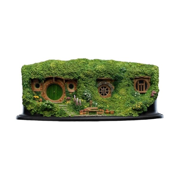 The Lord of the Rings Bag End Hobbit Hole Diorama Sculpture 19cm Green
