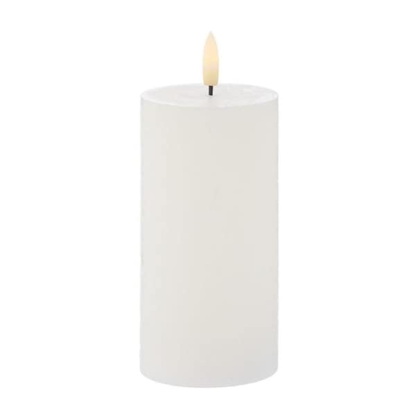 Amalfi Hughe LED Flickering Candle White - 15cm