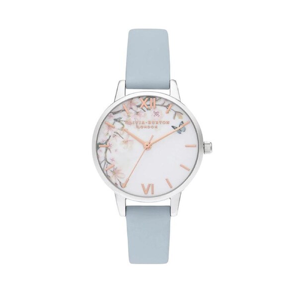 Olivia Burton Pretty Blossom Silver Watch