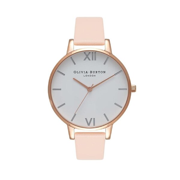 Olivia Burton Big Dial Rose Gold Dusty Peach Watch