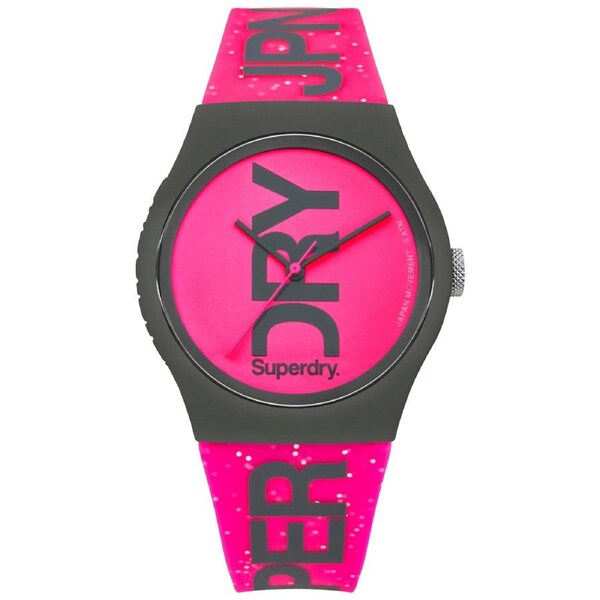 Superdry Glitter Pink Watch