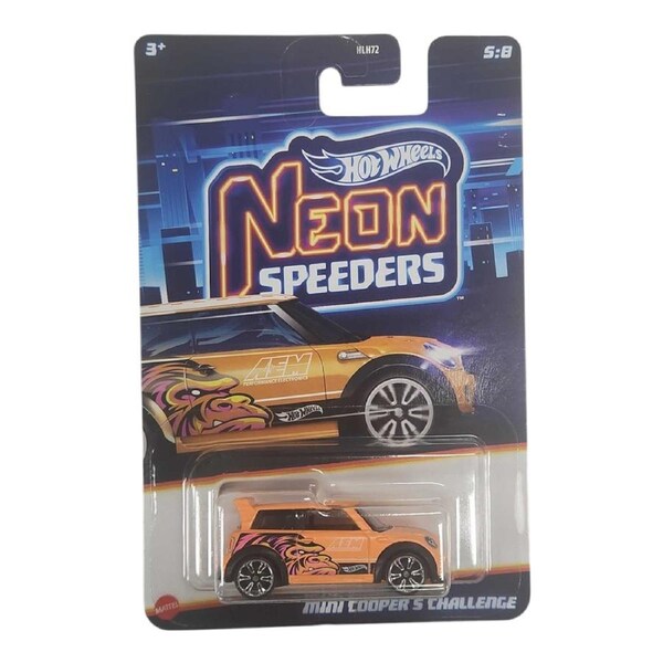 Hot Wheels Neon Speeders Mini Cooper S Challenge