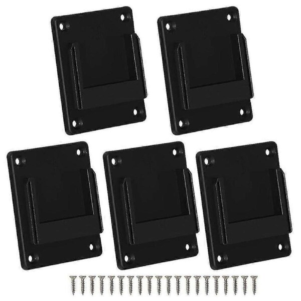 5-Pack Wall Mount Holder Tool Storage Rack for 18V 36V Tools