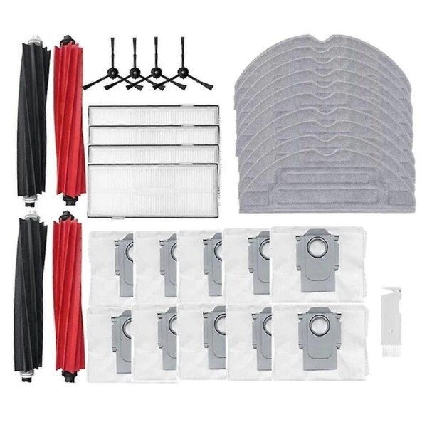 S8 Pro Ultra S8+ Double Main Brush Vacuum Spare Parts Hepa Filter Mop Cloth