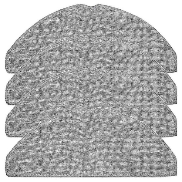 4 Pack Mop Cloths Replacement Part for L60 Robot Vacuum Cleaner Microfiber Mop Pad Washable Mop Cl