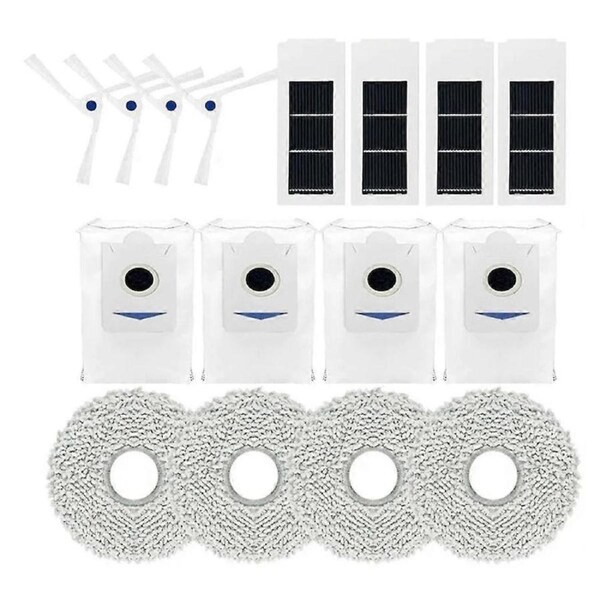 Side Brush, HEPA Filter, Mop Cloth, Dust Bag for Debot X2/X2 Pro/X2 Omni