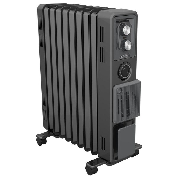 Dimplex Oil Free 2.4kW Column Heater w/ Turbo Fan and Timer in Black