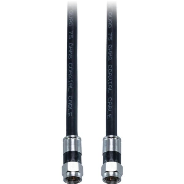 1M RG59QUAD 'F' FLYLEAD