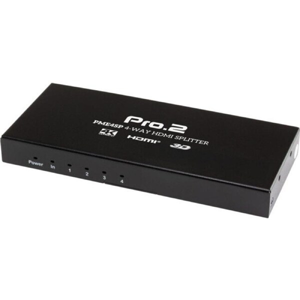 PRO2 PME4SP 4-Way HDMI Splitter 1 In 4 Out 4K30hz 3D HDMI4SP Replacement