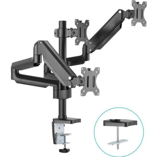 GAS SPRING TRIPPLE MONITOR ARM