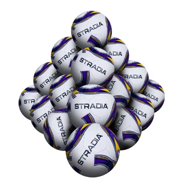 STRADIA "GLORY" Full Size 5 Soccer Ball – Club Series Lightweight Performance Soccer Ball Pack of 20 with FREE Mesh Storage Bag