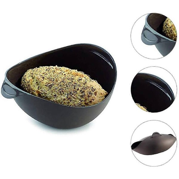 JOYBUY Silicone Bread Baking Pan Kitchen with Side Openings Silicone Bread Tray