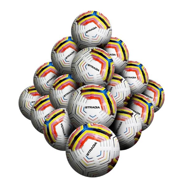 STRADIA "MOMENTUM" Size 5 Soccer Ball – Professional Grade Ball for Serious Play Pack of 20 with FREE Mesh Storage Bag