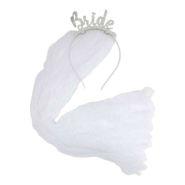 Bride to Be Headband with Veil for Bachelorette Party Hen Night Bridal — free download
