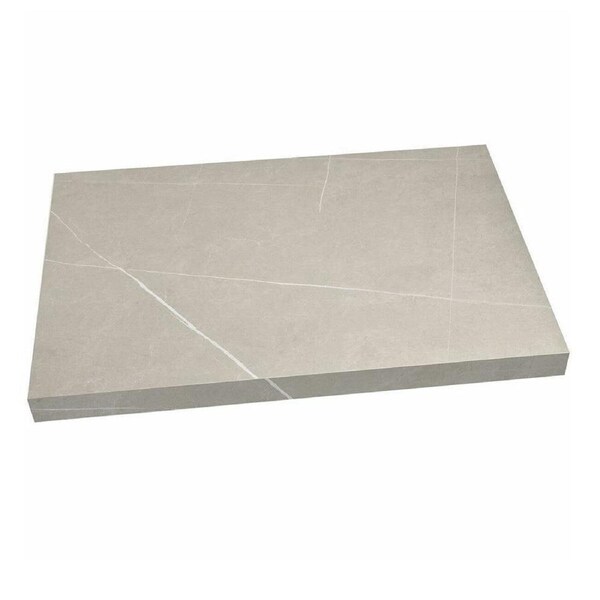 Crossray Flat Sintered Stone Outdoor Kitchen Benchtop Heat-Resistant 6x60cm Grey
