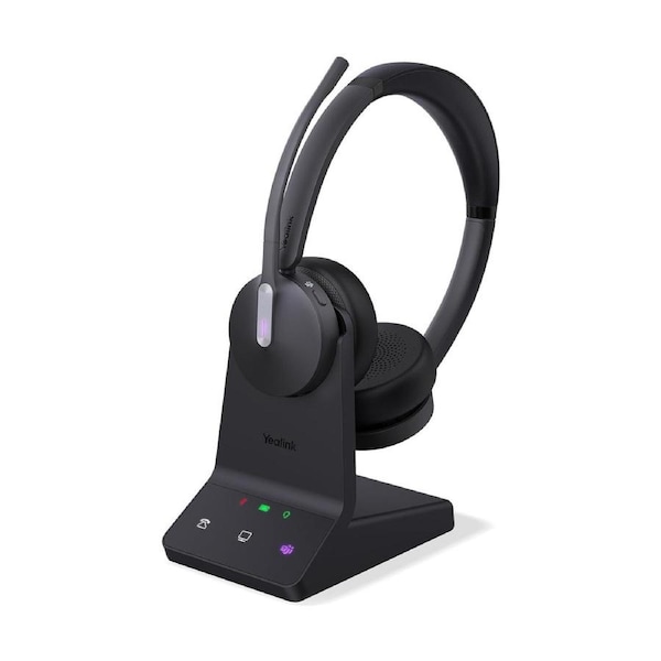 Yealink WH64 Dual Teams DECT Wireless Headset, DECT & Bluetooth Hybrid Wireless Technology, Busylight, 3-Mic Noise Cancellation, RMA ONLY