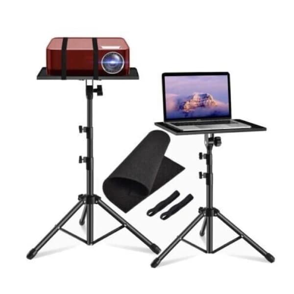 Adjustable Projector and Laptop Tripod Stand, 22-55 Length
