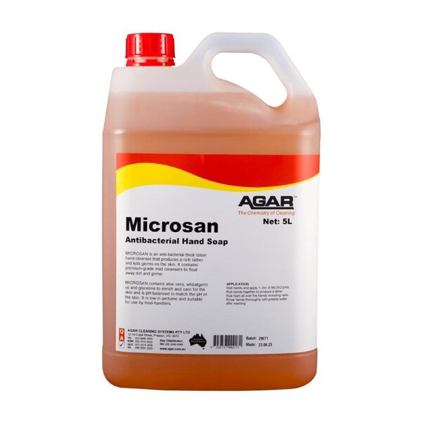 5L Agar Microsan thick anti-bacterial liquid hand soap