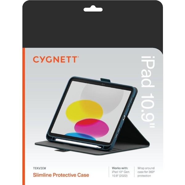 Cygnett TekView Case for iPad A16 11 - 10.9 10th Gen Deep Navy