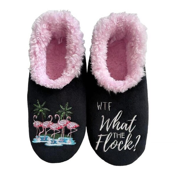 Slumbies Pairables Winter Slippers Women's Small - What The Flock, Sunbird SLUPWF01