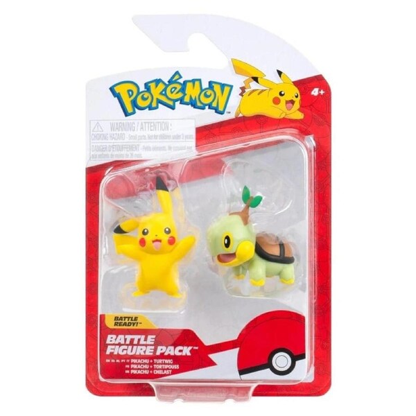 Pokemon Battle Figure Pack Pikachu and Turtwig Action Figure