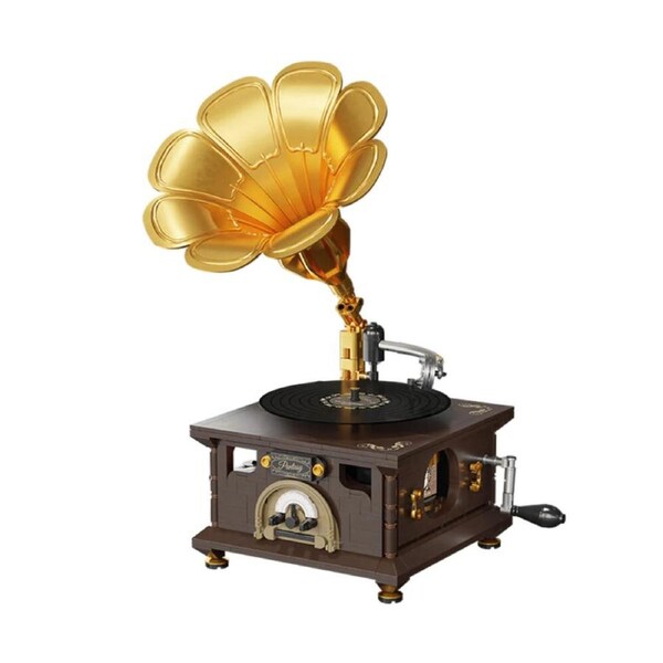 646pc Joyside Series Retro Phonograph Building Kit 23.4x34.2cm 6y+