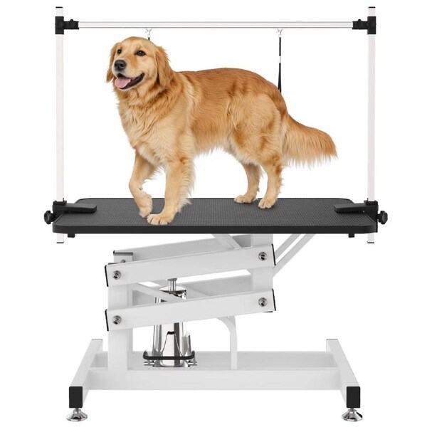 Advwin Hydraulic Pet Grooming Table Heavy Duty Professional Pet Salon Table