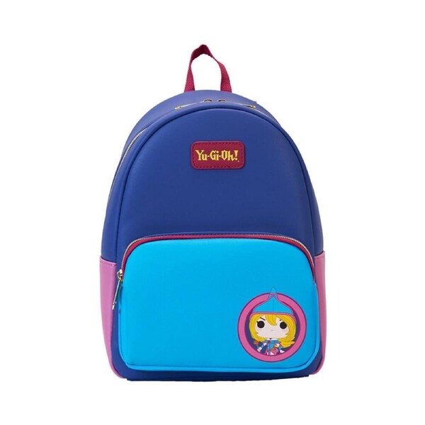 Yu-Gi-Oh! Vegan Leather Dark Magician Kids Mini Backpack 8.25x10.75in