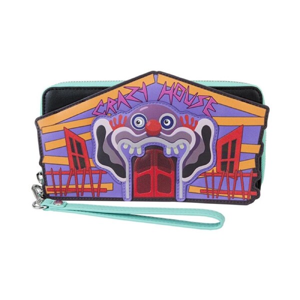 Trick Or Treat Studios Killer Klowns Outer-Space Zip Around Wristlet 8x4in