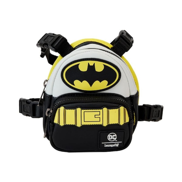 Vegan Leather Batman 85th Anniversary Mini Backpack Harness Small
