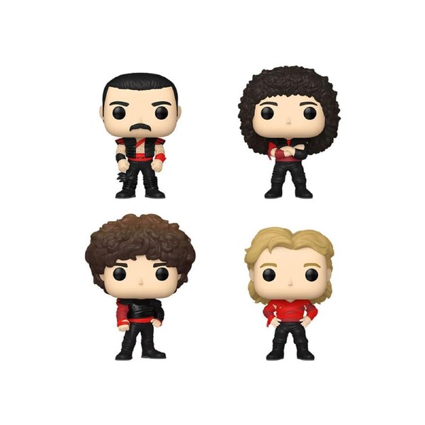Queen Radio Gaga Band Pop! Kids/Children Action Figure Toy Set